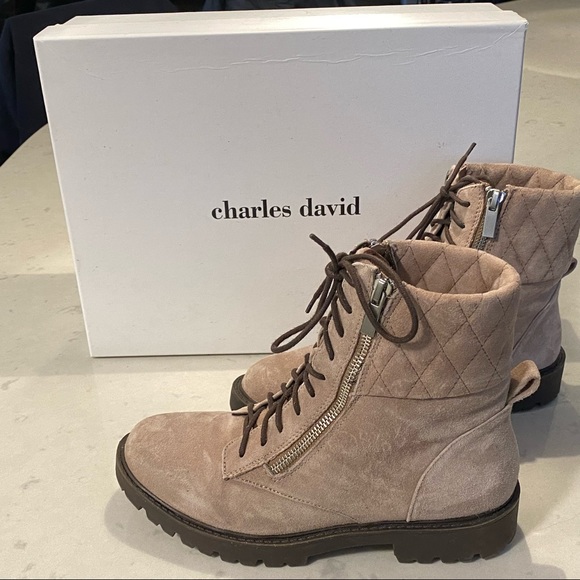 charles david combat boots